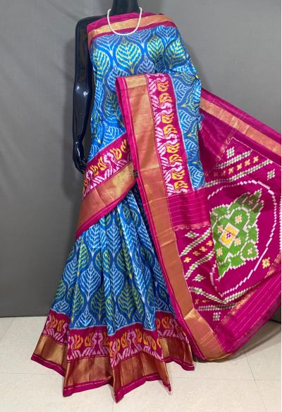 PPHSIDSS5A18BSCC12- Ikat silk saree