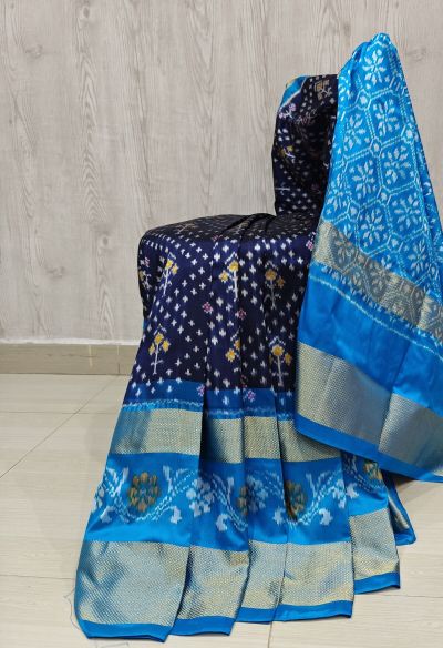 PSHLIDSS5Y04NCDD01- Ikat silk saree