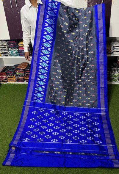 PGMRILWS5A07XZCD36- light weight Ikat silk saree