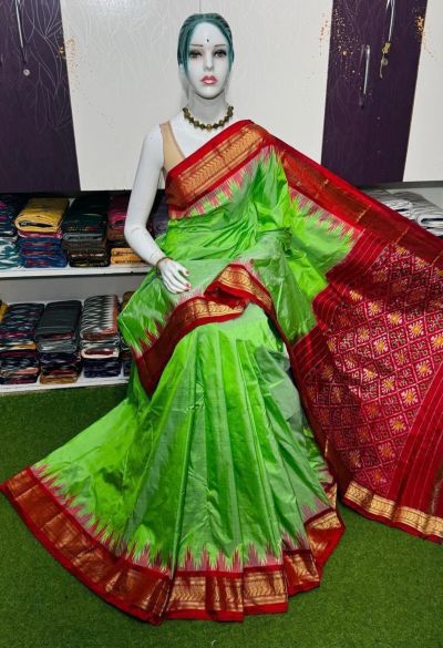 PSRGIDSS5Y03NZCD04- Ikat silk saree