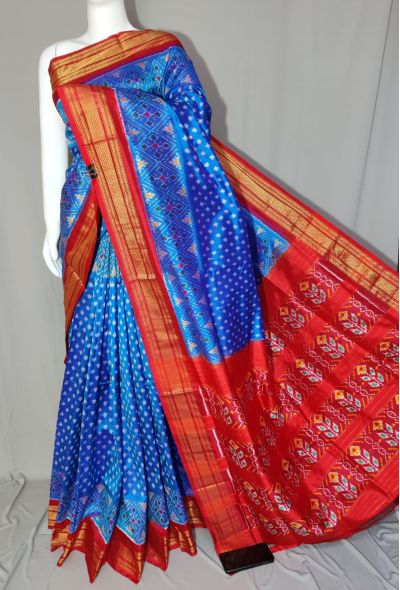 PDLSIDSS5Y11NDCC22- Ikat silk saree