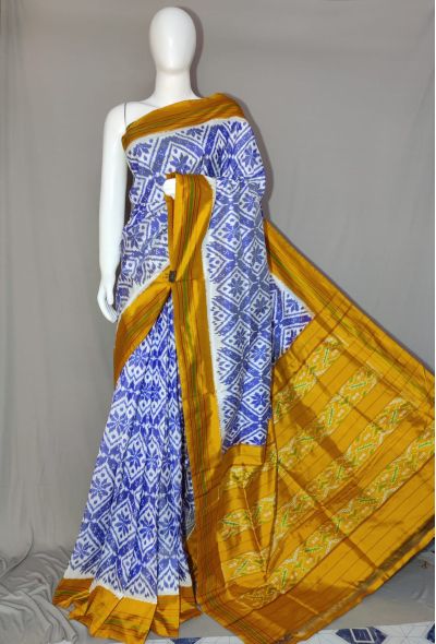 PDLSIDSS5Y12TSCD08- Ikat silk saree