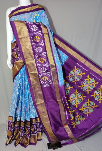 PDLSIDSS5Y11NDCC33- Ikat silk saree