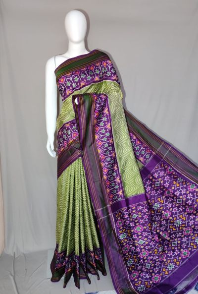 PDLSIDSS5Y12TSCD12- Ikat silk saree
