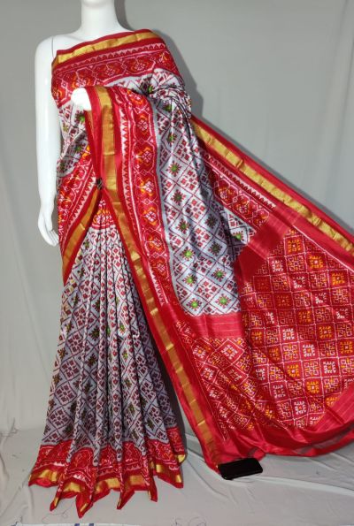 PDLSIDSS5Y11NDCC28- Ikat silk saree