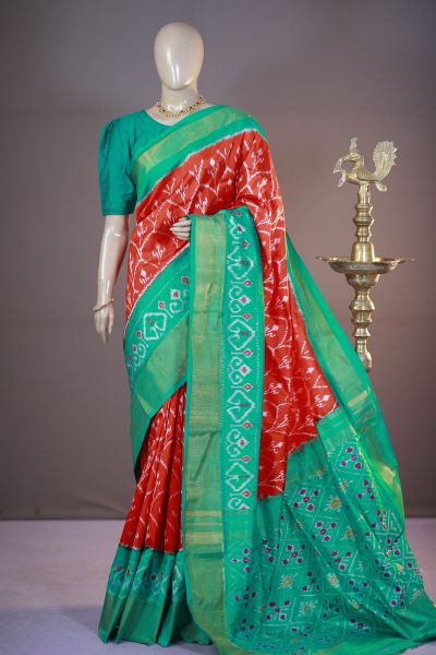 PSHLIDSS5A07TTDC11- Ikat silk saree
