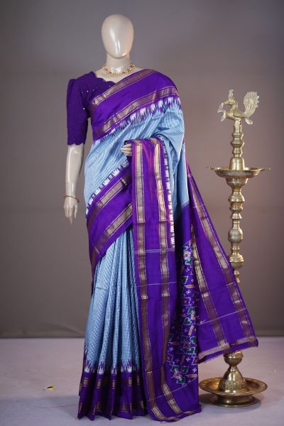 PSHLIDSS5A07TTDC15- Ikat silk saree