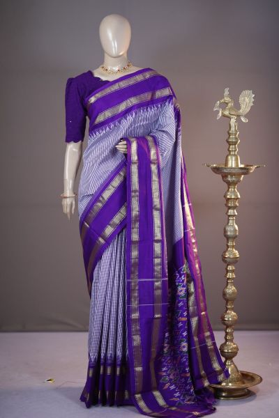 PSHLIDSS5A07TTDC16- Ikat silk saree