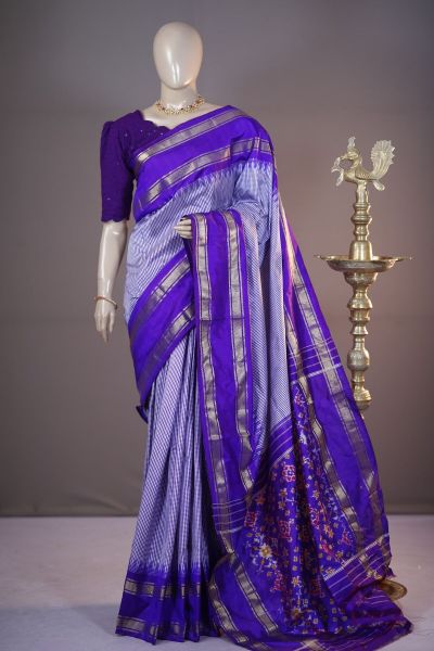 PSHLIDSS5A07TTDC18- Ikat silk saree