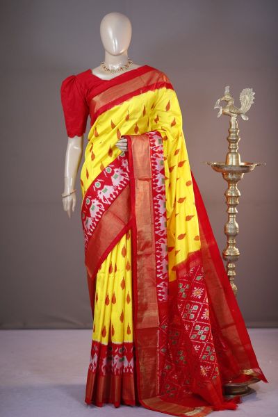 PSHLIDSS5A07TTDC22- Ikat silk saree