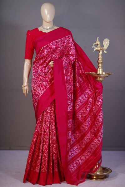 PSHLIDSS5A09NCCD01- Ikat silk saree