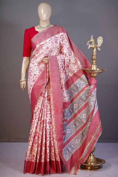 PSHLIDSS5A09NCCD07- Ikat silk saree