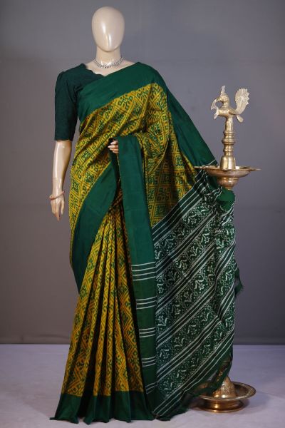 PSHLIDSS5A09NCCD08- Ikat silk saree
