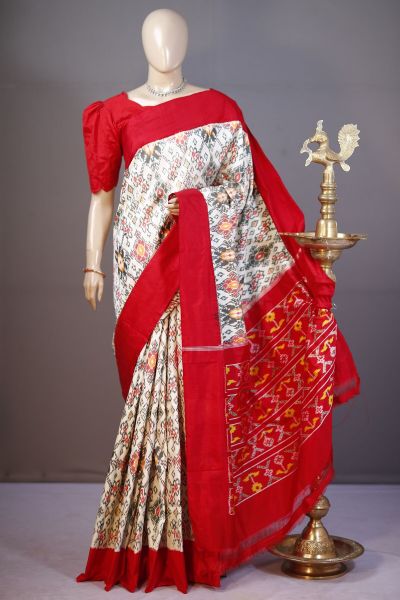 PSHLIDSS5A09NCCD11- Ikat silk saree