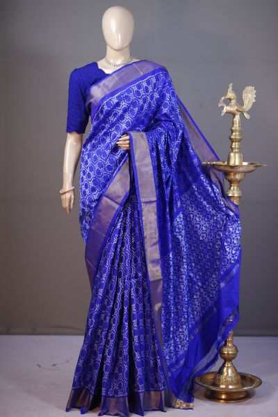 PSHLIDSS5A09NCCD15- Ikat silk saree