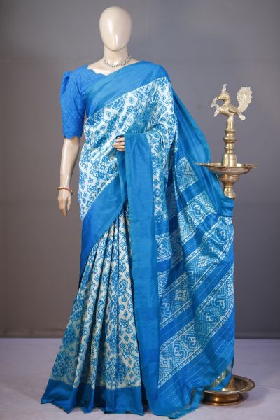 PSHLIDSS5A09NCCD16- Ikat silk saree
