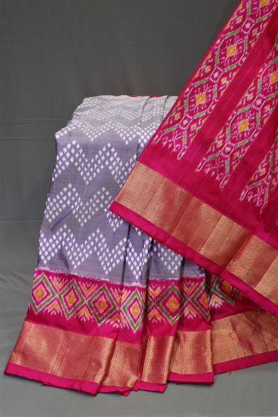 PANHIDSS5N05BNCC04- Ikat silk saree
