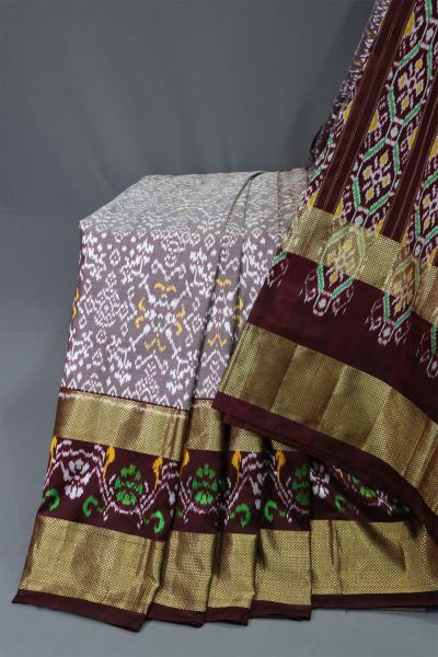 PANHIDSS5N05BNCC08- Ikat silk saree