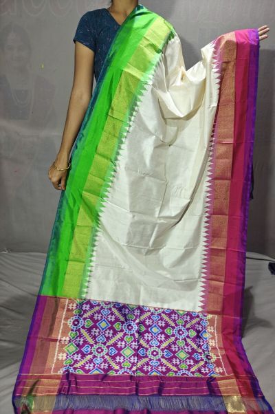 PGMRISDP5Y19ECDC38- Ikat Silk dupatta