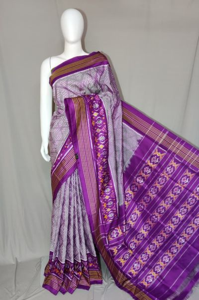 PDLSIDSS5Y12TSCD05- Ikat silk saree