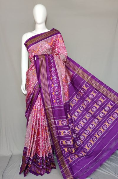 PDLSIDSS5Y12TSCD14- Ikat silk saree