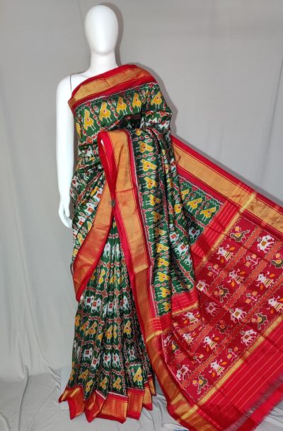 PDLSIDSS5Y12TSCD18- Ikat silk saree