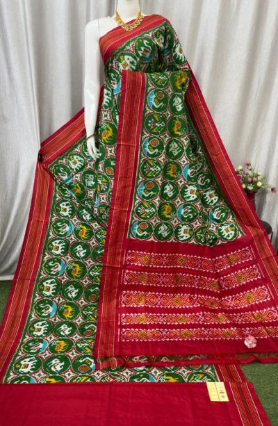 PASKIDSS5Y20DBDC07- Ikat silk saree