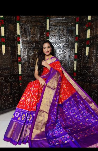 PDLSIDSS5Y11NDCC51- Ikat silk saree