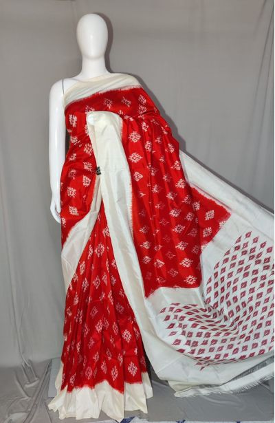 PDLSIDSS5Y12TSCD24- Ikat silk saree