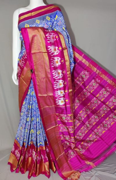 PDLSIDSS5Y11NDCC38- Ikat silk saree