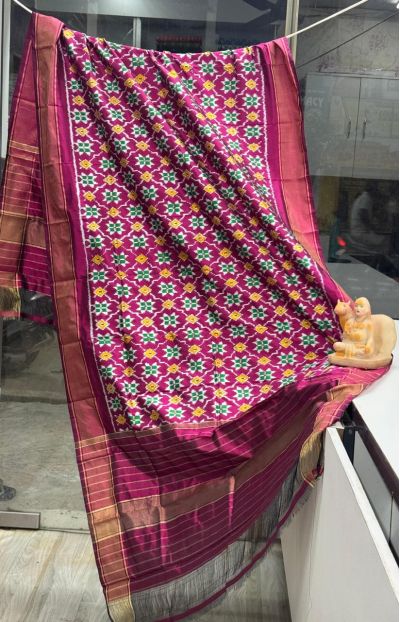 PSRGISDP5Y08ZNCD46- Ikat Silk dupatta