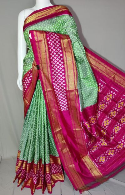 PDLSIDSS5Y11NDCC39- Ikat silk saree