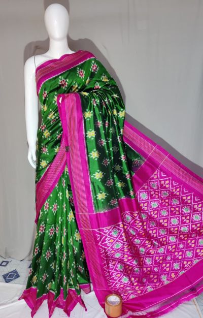 PDLSIDSS5Y12TSCD04- Ikat silk saree