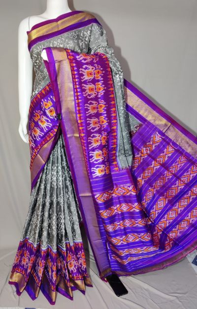 PDLSIDSS5Y11NDCC19- Ikat silk saree