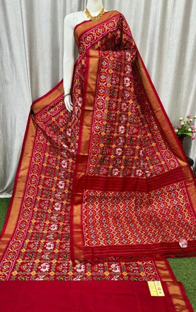 PASKIDSS5Y20DBDC08- Ikat silk saree