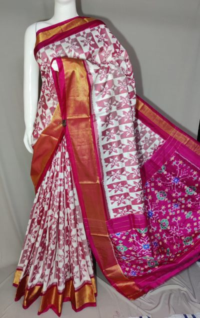 PDLSIDSS5Y11NDCC37- Ikat silk saree