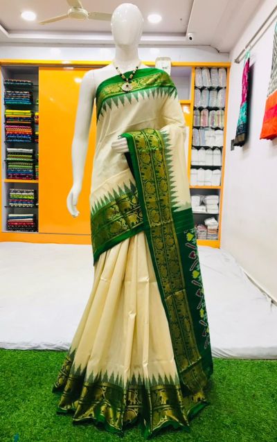 PDLSIDSS5Y11NDCC49- Ikat silk saree
