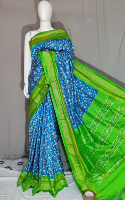 PDLSIDSS5Y12TSCD37- Ikat silk saree