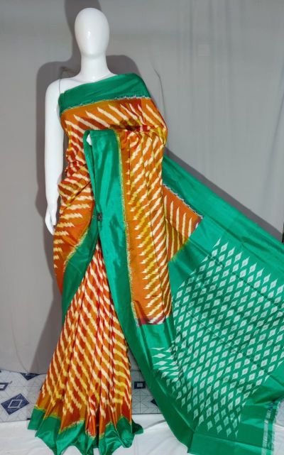 PDLSIDSS5Y12TSCD36- Ikat silk saree