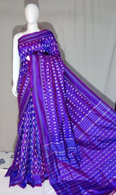 PDLSIDSS5Y12TSCD27- Ikat silk saree