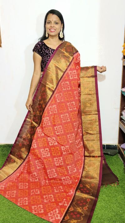 PGMRISCS5Y07EECD01- Ikat Sico saree