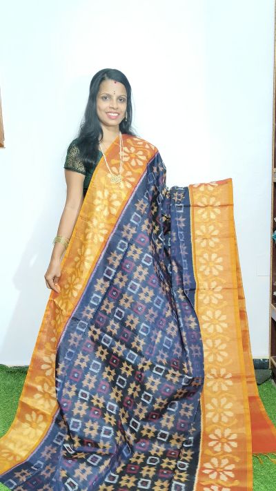 PGMRISCS5Y07EECD13- Ikat Sico saree