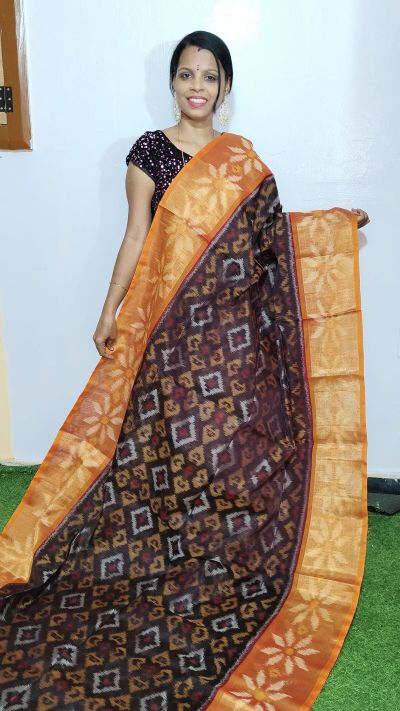 PGMRISCS5Y07EECD21- Ikat Sico saree