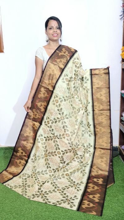 PGMRISCS5Y07EECD27- Ikat Sico saree