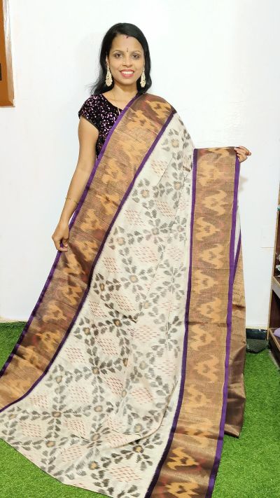 PGMRISCS5Y07EECD29- Ikat Sico saree