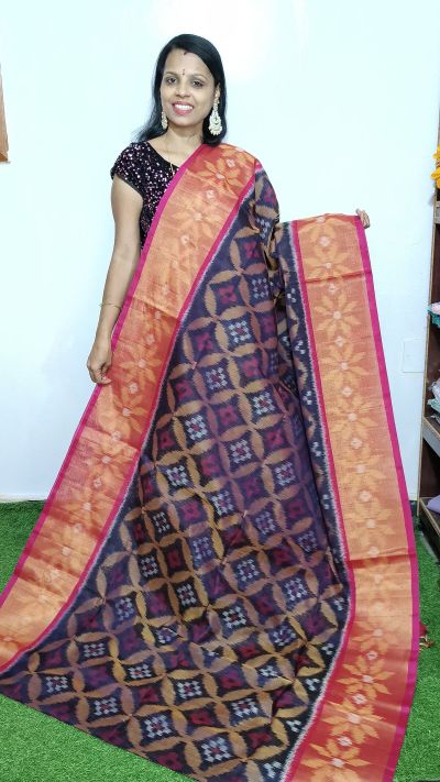 PGMRISCS5Y07EECD31- Ikat Sico saree