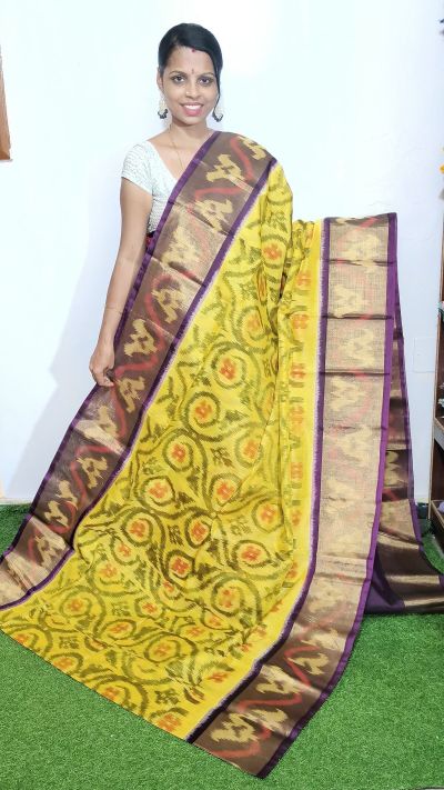 PGMRISCS5Y07EECD33- Ikat Sico saree