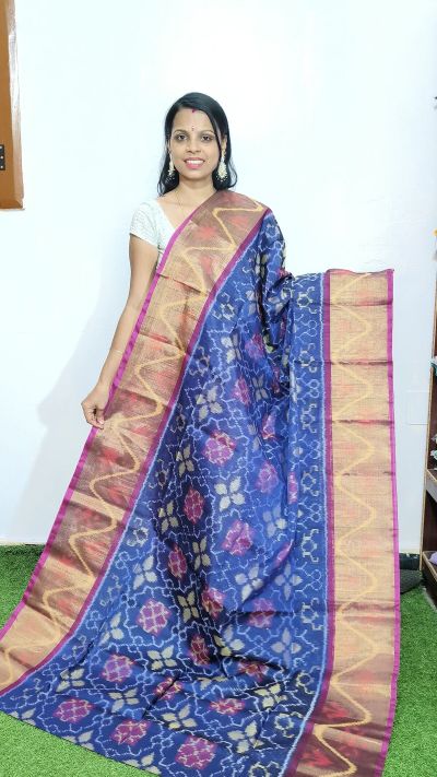 PGMRISCS5Y07EECD40- Ikat Sico saree