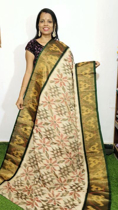 PGMRISCS5Y07EECD41- Ikat Sico saree