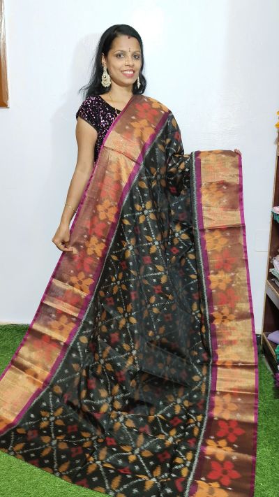 PGMRISCS5Y07EECD42- Ikat Sico saree